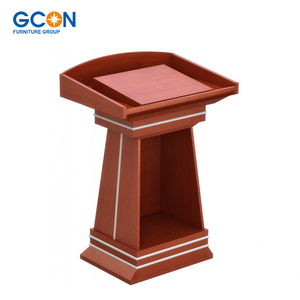 Kaliteli ahşap kilise podyum konferans konferans masası için talk show - Product Image 3