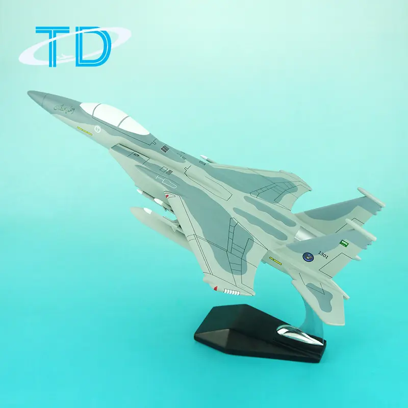 Modelo de avión de batalla de F-15, artesanía de resina, a la venta