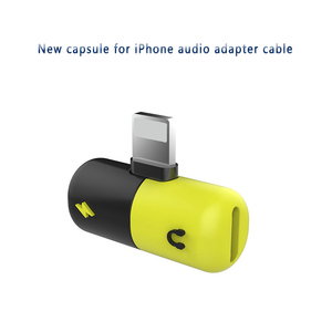 适用于iPhone 7 / 7 Plus /8 Plus /X/iPad的快速充电器 + 耳机分离器双8针药丸形适配器 - Product Image 2
