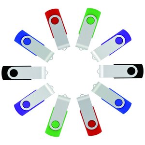 ที่มีคุณภาพสูง Usb 3.0อินเตอร์เฟซวัสดุโลหะหมุนประเภทด้านหนึ่งที่กำหนดเองพิมพ์โลโก้16กิกะไบต์ Usb แฟลชดิสก์บนที่สำคัญปากกาไดรฟ์ - Product Image 1