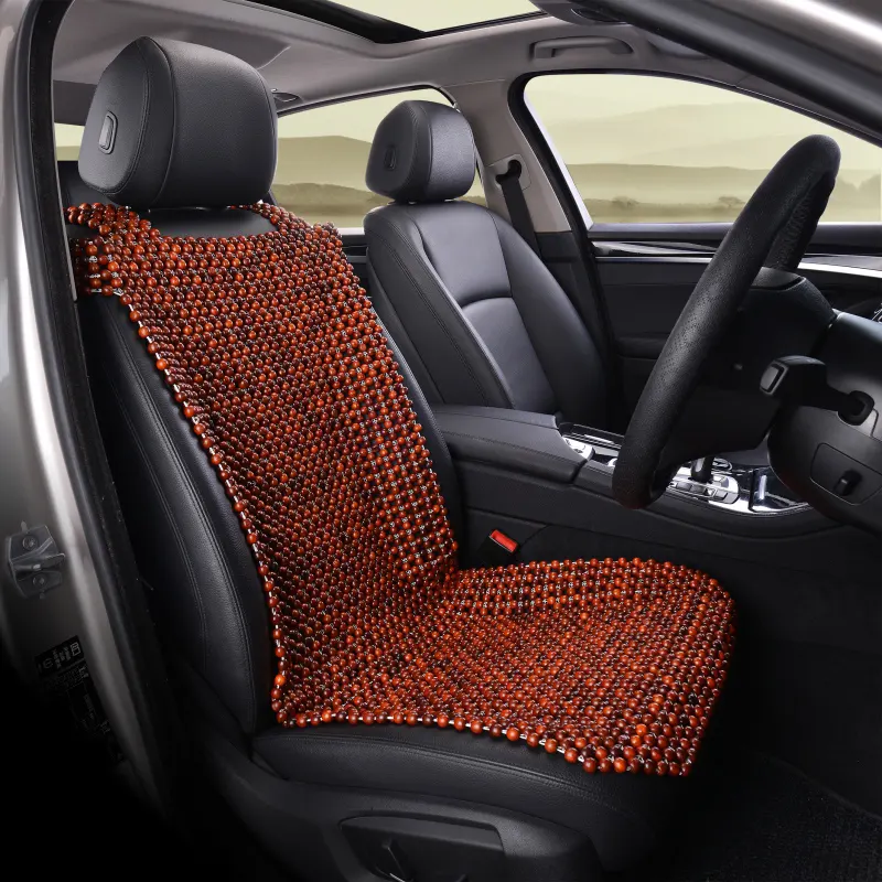 Высококачественная подушка для автомобильного сиденья с деревянными бусинами, охлаждающая подушка для автомобильного сиденья на летний сезон
