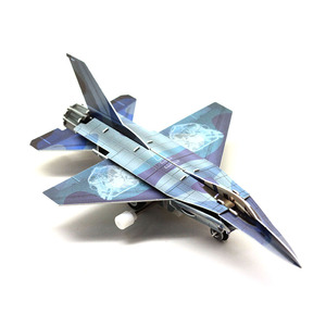 Chuyên sản xuất của nhựa <span class=keywords><strong>3D</strong></span> câu đố máy bay với gió lên động cơ và bánh xe cao su - Product Image 3