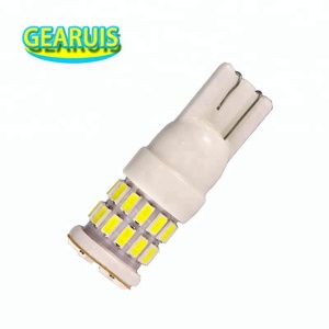360角度照明セラミックT10W5W LED 30 smd3014車のLEDランプ12V電球ウェッジクリアランスライト読書インテリアランプ