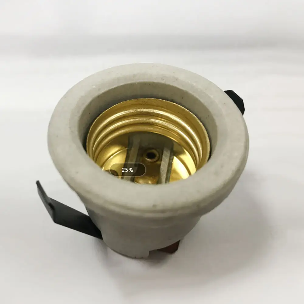 E27 Brass Socket Ceramic Lamp Holder of Oven Accessories