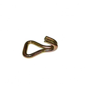 2inch 50mm 5T Yellow Zinc Plated <strong>Double</strong> <strong>J</strong> <strong>Hook</strong> - Product Image 2
