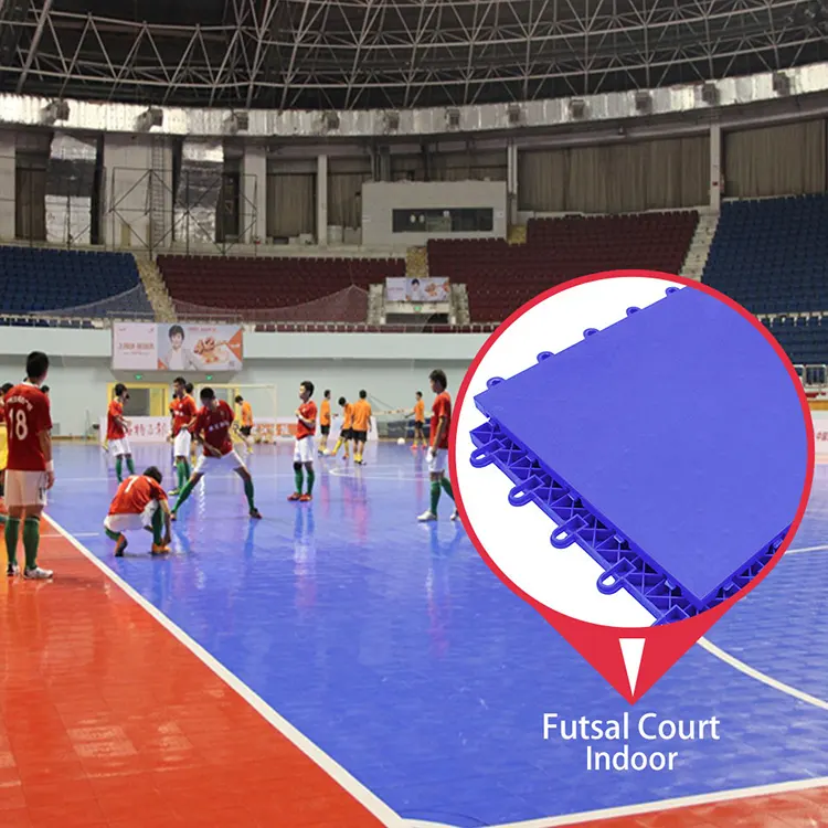 Sıcak moda tasarım açık kapalı birbirine futsal spor mahkemesi döşeme