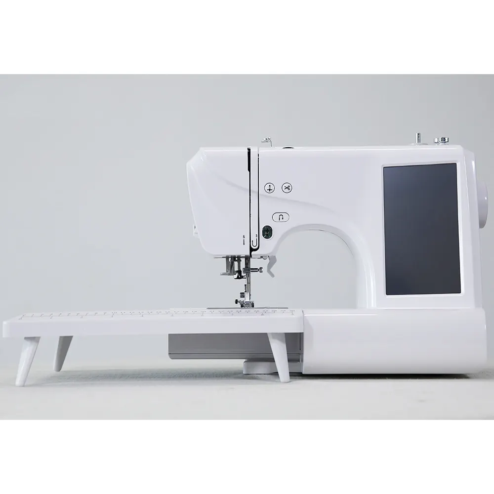 Usage Domestique professionnel Couture Broderie Machine prix/Automatique petit ménage machine à broder informatisée