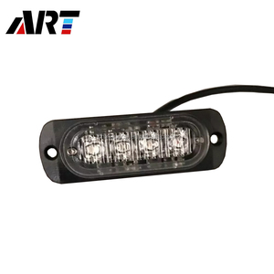 4LED נצנץ אזהרת <span class=keywords><strong>LED</strong></span> רכב אופנוע Strobe מהבהב אור