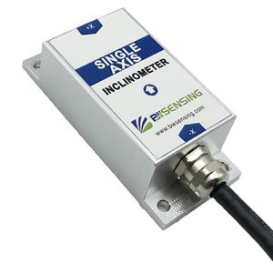 BWSENSING BWM418 Inclinómetro de eje único Alta precisión 0,01 grados Sensor de ángulo de inclinación Salida de corriente opcional 4-20mA 0-20mA 0-24mA - Product Image 1