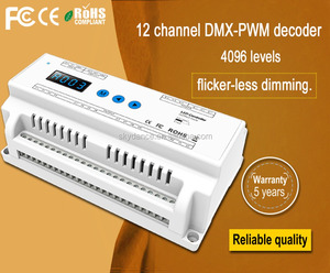 SKYDANCE D12 DMX512 декодер 12 каналов Светодиодный многоканальный rgbw dmx RDM контроллер - Product Image 3