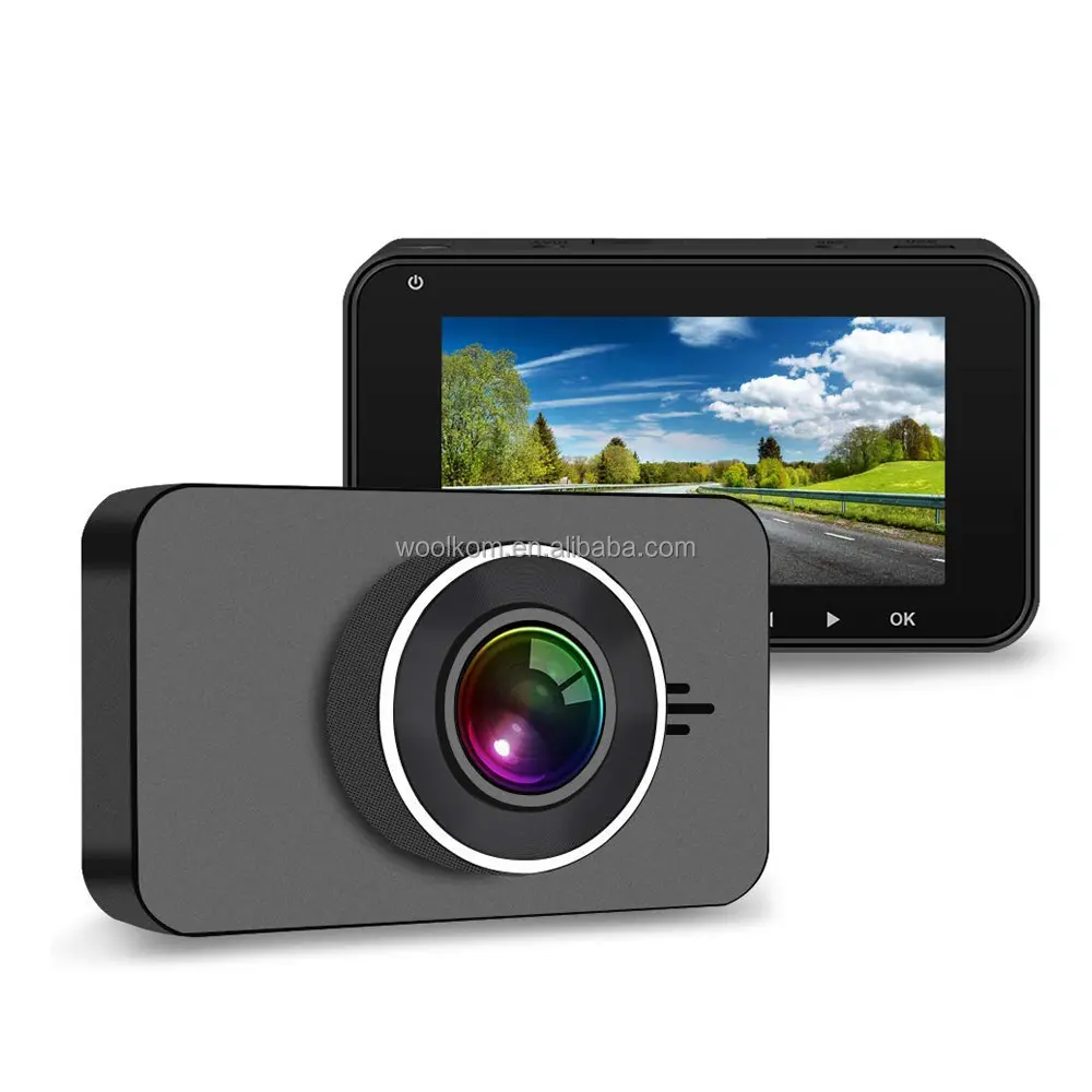 Автомобильная камера 3 дюймов LCD Dash Cam Sony 323 сенсор 170 широкий широкоугольный объектив с фокусным расстоянием, видеозаписывающее устройство с ночным видением камеры
