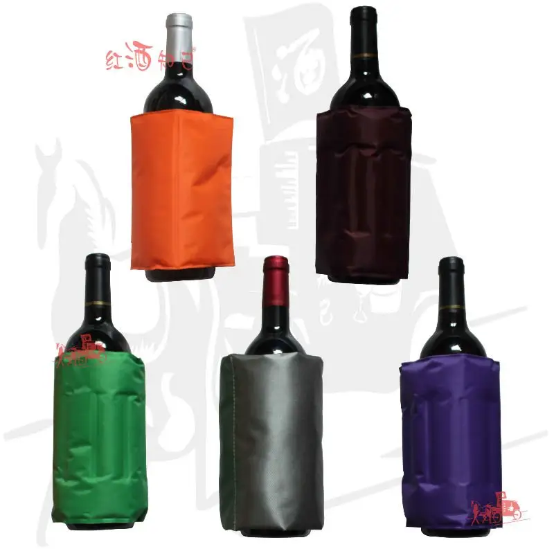 Pvc Propylene Glycol Chiller Bags Insulated Mini Wine Bottle Cooler