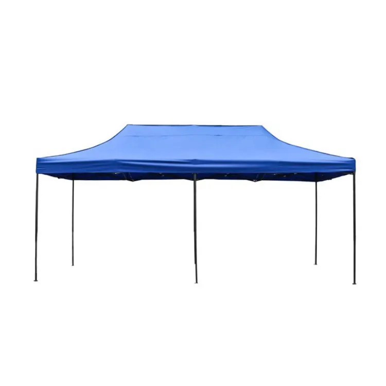 Tente pop-up bleue robuste, 6M x 3M, pour l'extérieur