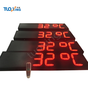 8 pollici 6 cifre LED sport Timer digitale con Display della temperatura portatile impermeabile elettronico Timer telecomando - Product Image 2