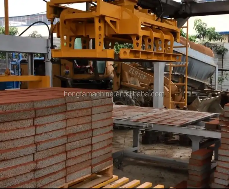 Machine à empiler les briques, bloc creux en béton de haute qualité, pavé de briques