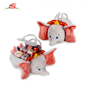 Toptan DUMBO <span class=keywords><strong>Tsum</strong></span> mağaza peluş seti küçük Tote olarak çocuklar oyuncak kutusu