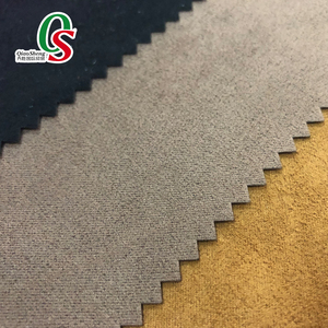 100% Polyester Tổng Hợp Chải Vải Da Lộn Cho Giày Mũ Sofa Bọc - Product Image 4