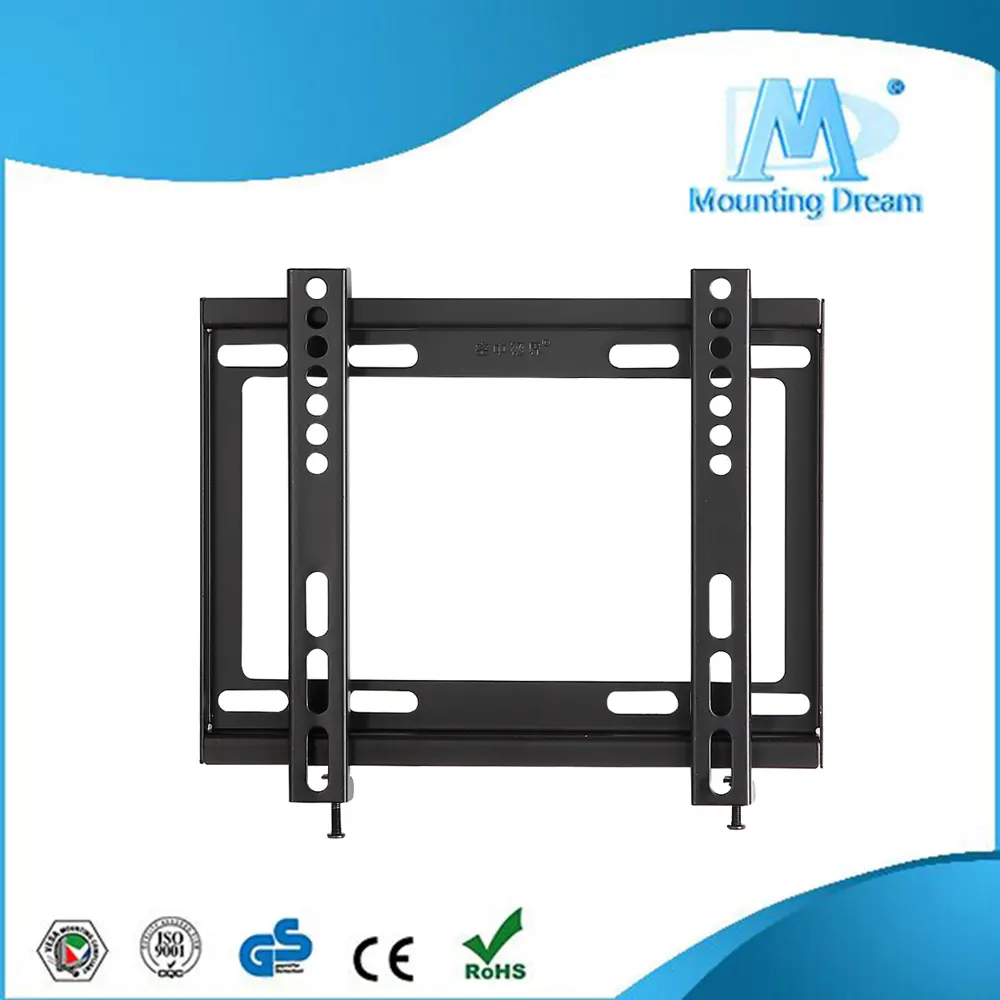 Fornitore della cina fisso tv al plasma staffe di supporto di montaggio a parete tv led 26-42 pollici di schermo