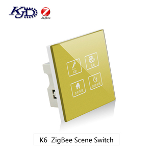 Sistema de casa inteligente controlado por Android/IOS APP alaxe google 2019 Venta caliente ZigBee Interruptor táctil - Product Image 4