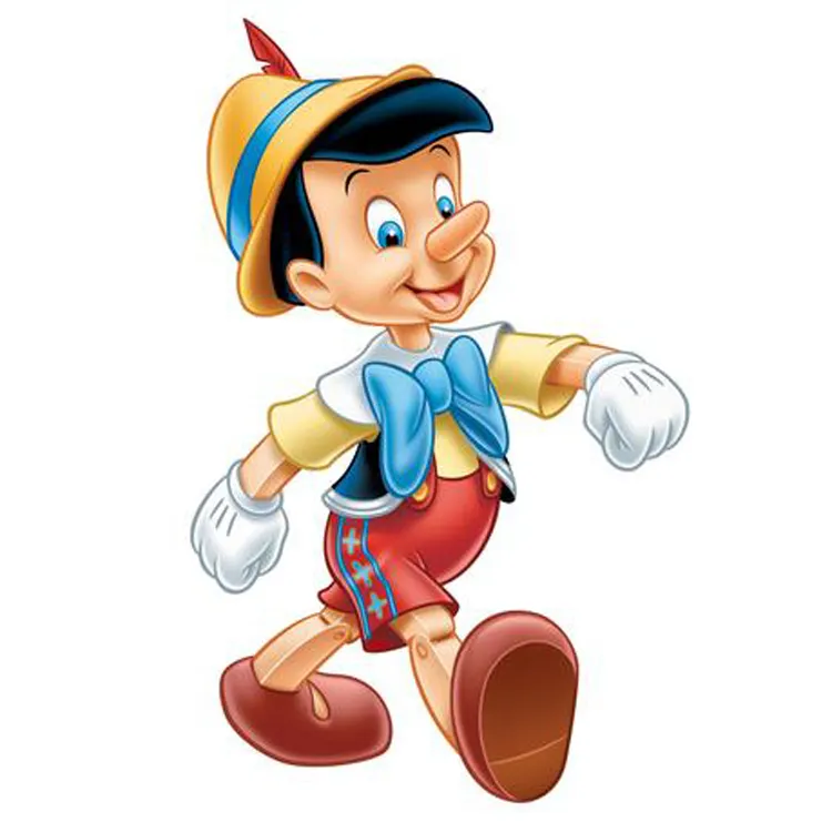 Statua di Pinocchio della resina animale del fumetto della vetroresina della decorazione del centro commerciale