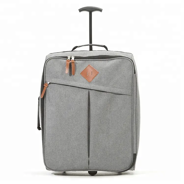 Toptan kumaş arabası çantası hafif bagaj çantası ucuz kolay taşıma duffel çanta katlanabilir el arabası bagaj