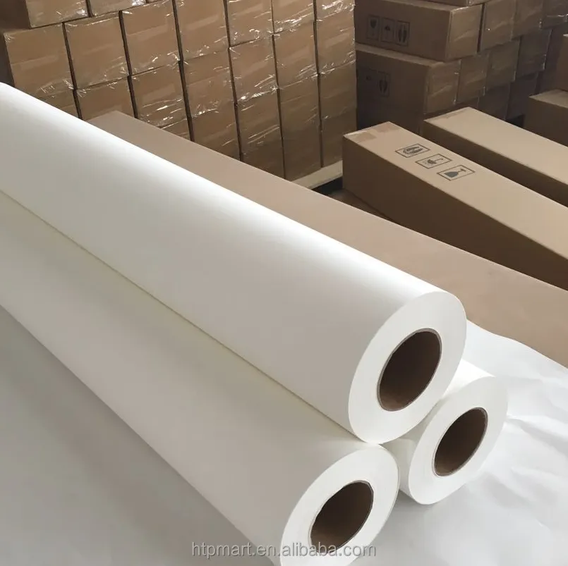 100GSM fast dry white sublimation roll paper for heat press transfer printing