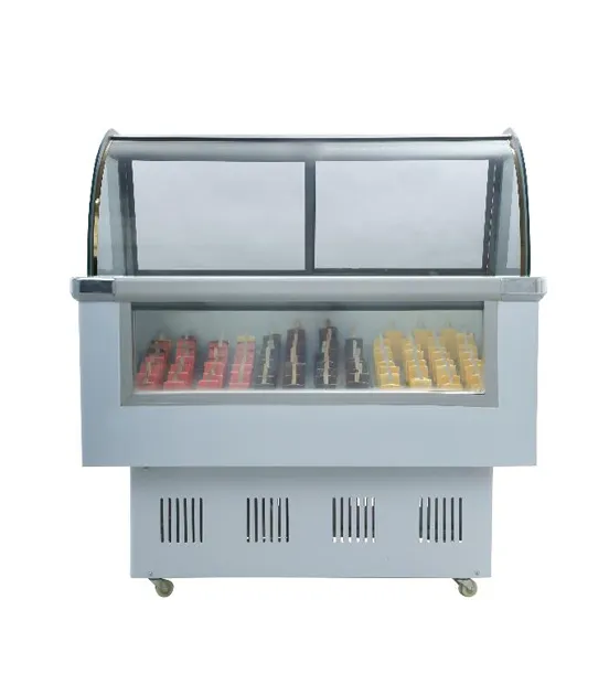 Yituo Gelato Eis display/Italienische Eis vitrine/Eis am Stiel Gefrier schrank