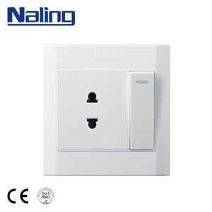 Naling 13A 插座和 1 组 5 针墙壁开关和双 USB 插座 - Product Image 5