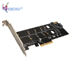 อะแดปเตอร์ PCIE SSD NVME/ M.2 (NGFF),อะแดปเตอร์ SATA SSD M2เป็น SATA III M2เป็น SATA PCI-E Card B Key + M - Product Image 2