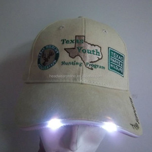 キャップ内蔵LEDライトフラッシュキャップ光ファイバー帽子LEDライトキャップ - Product Image 5
