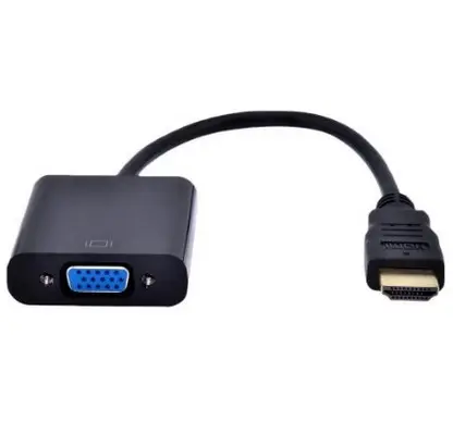 Wholesale supply high quality Full HD 1080p male to female cable connector HDMI to VGA Adapter for PC to Projector HDTV