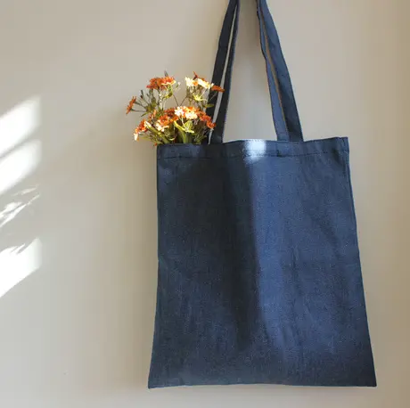 Túi Tote Jean Mua Sắm Bán Chạy Cho Nam Nữ Chất Liệu Denim Và Phi Giới Tính