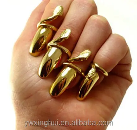 Anelli per unghie in metallo alla moda dalla fabbrica cinese