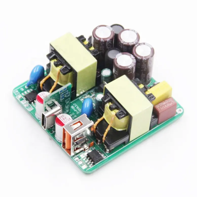 18W PD TYPE-C + QC3.0 18W usb 충전기 pcb , usb 충전기 pcb 230V, 모바일 충전기 pcb 36W