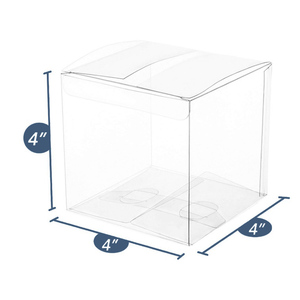 プラスチック製ギフトボックス透明PVCボックス付き小型透明ペットPVC透明包装 - Product Image 5
