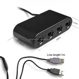 4พอร์ตสำหรับอะแดปเตอร์ตัวควบคุม GameCube สำหรับ Wii U และ PC สำหรับอะแดปเตอร์ตัวควบคุม GameCube สำหรับพี่น้องซุปเปอร์สแมช - Product Image 4