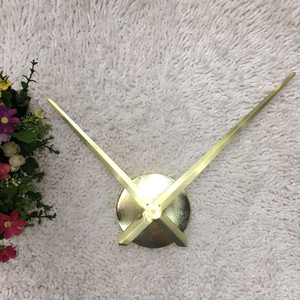 מינימליסטי יצירתי DIY מתכת קיר שעון ארוך יד שעון מנגנון