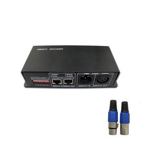 DMX512 декодер светодиодный драйвер led полосы светодиодный модуль 3 канала RGB контройлер с управлением DMX контроллер DC12-24V для 5050 2835 полосы освещения - Product Image 2