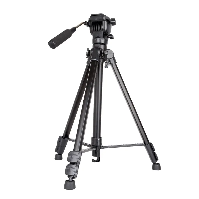 QZSD-Q333 handel panhead camcorder treppiede telescopio supporto per videocamera digitale e treppiede mobile da 1660 mm