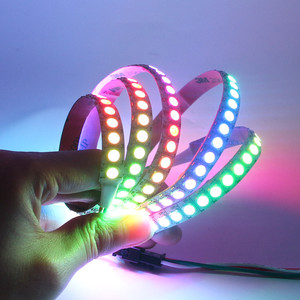 Waterproof IP65 IC WS2812B <strong>Led</strong> Strip Smd 5050 144LED/M Dc5v <strong>Led</strong> Strip
