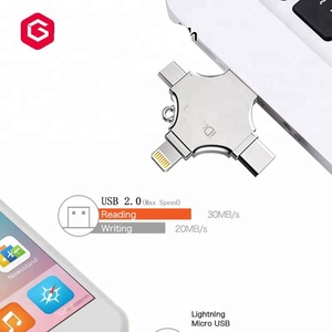 促销礼品金属 usb笔驱动器 2G 4G 8G 16G 32G USB 与自定义标志 - Product Image 4