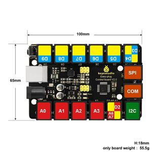 Placa de desarrollo de enchufe fácil, OEM RJ11 con Cable USB para placa Arduino UNO R3