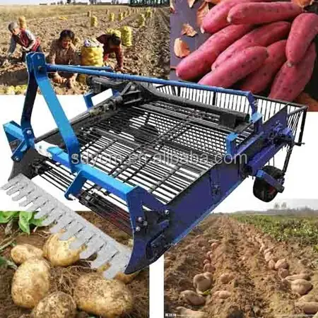 1 Fila de digger dulce cosechadora de patatas