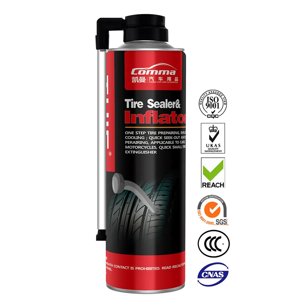 China Car Care Products emergency tire sealant tire patch spray liquid repair sealant guangzhou rubber tire