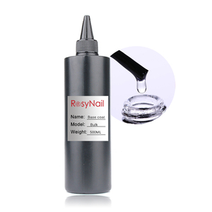 1kg OEM toplu <span class=keywords><strong>UV</strong></span> jel üst buz kristal pardösü hiçbir silin jel hiçbir sarı 1000ML hammadde oje dolum için küçük şişeler