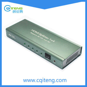 Fabbrica 4 splitter porta <span class=keywords><strong>hdmi</strong></span> <span class=keywords><strong>1</strong></span>.4v 1x4 <span class=keywords><strong>1</strong></span> ingresso 4 uscite supporto 4k*2k e 3d 4k splitter <span class=keywords><strong>hdmi</strong></span>