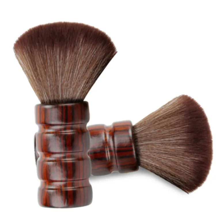 Jdk escova de cabelo macia, venda quente de escova de madeira para salão de beleza e barbeiro, fibra especial