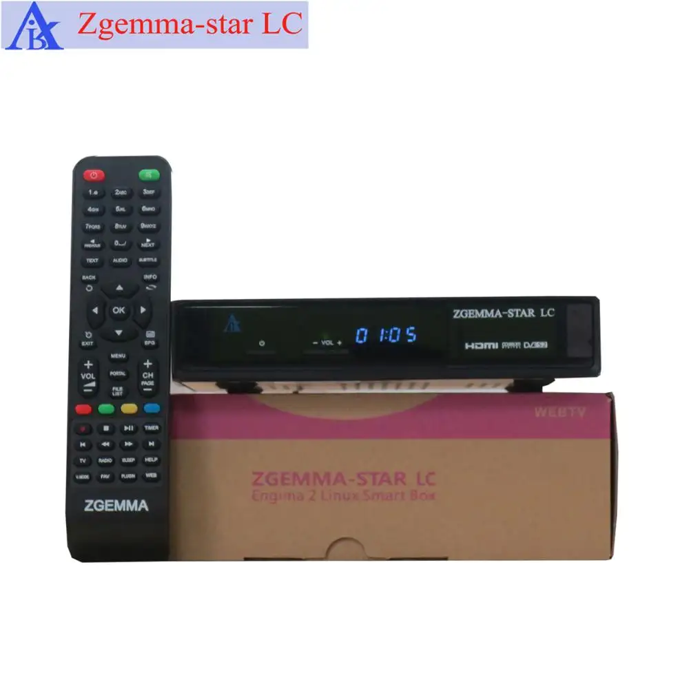 실제 tv 상자 Enigma2 리눅스 DVB C 케이블 박스 zgemma 스타 LC 케이블 tv 디코더