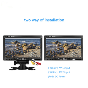 MONITOR de espejo para coche, pantalla de visión trasera TFT LCD HD de 7 pulgadas para estacionamiento, cámara de visión trasera inversa, Monitor automático - Product Image 2