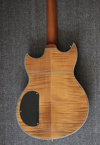 Chitarra elettrica Weifang Rebon 6 corde LP doppio taglio acero fiammato
